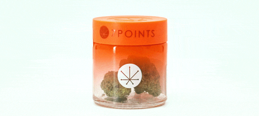 Slideshow of Point 7 cannabis products