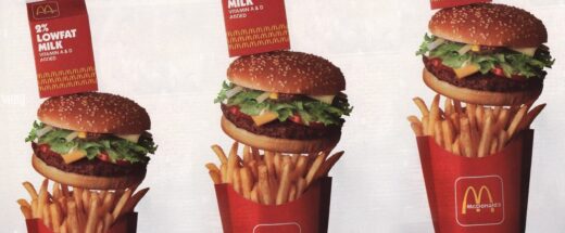 McDonald's packaging design from the 1990s