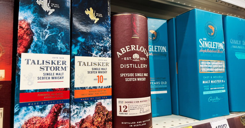 Luxury packaging for whiskey brands