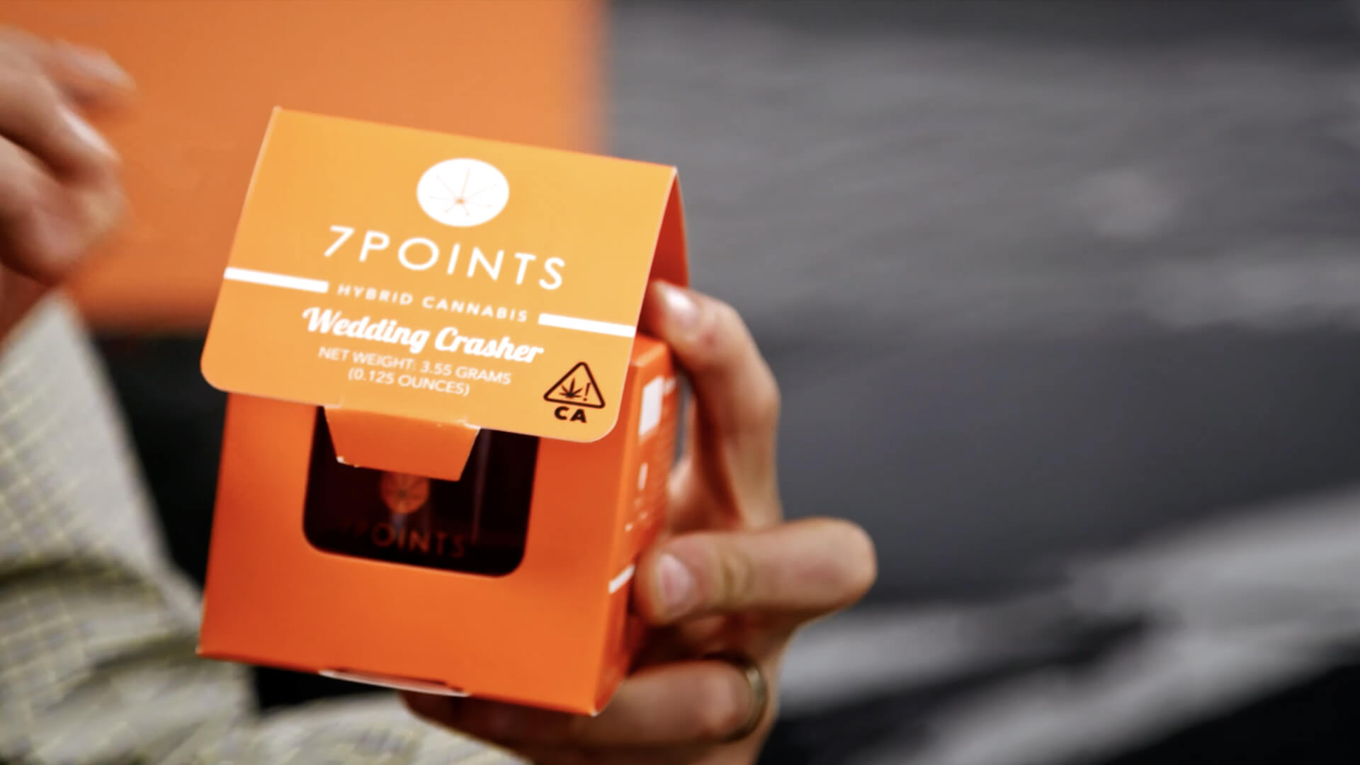 Seven Points cannabis packaging designed by Ernest Packaging