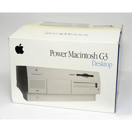 1990s Power MacIntosh G3 packaging